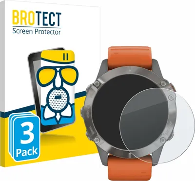 Produktbild von 3x BROTECT Entspiegelungs Schutzglas für Garmin Fenix 6 Pro Solar Schutzfolie Panzer Folie Glas Display Schutz matt