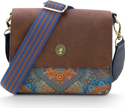 Zdjęcie produktu dla Pip Studio Fenna Cross Body Bag Small Jabali Farbe Blue 19x6x16cm