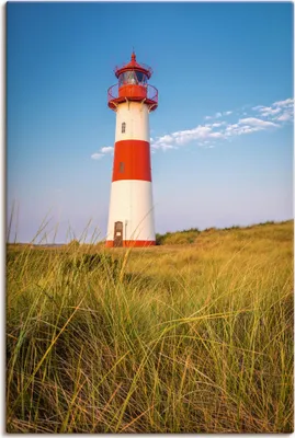 Produktbild von ARTland Leinwandbild Leuchtturm List-Ost Ellenbogen-Halbinsel Größe: 40x60 cm