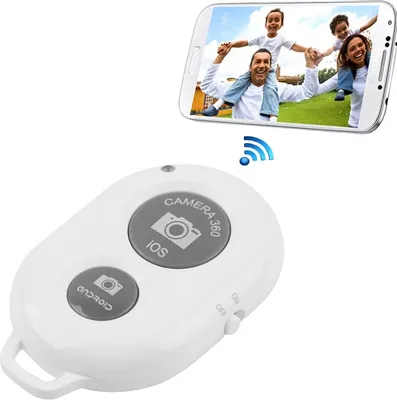 Produktbild von BRCMCOM Chip Universal Bluetooth 3.0 Remote Shutter Kamerasteuerung Self-Timer(Weiß)