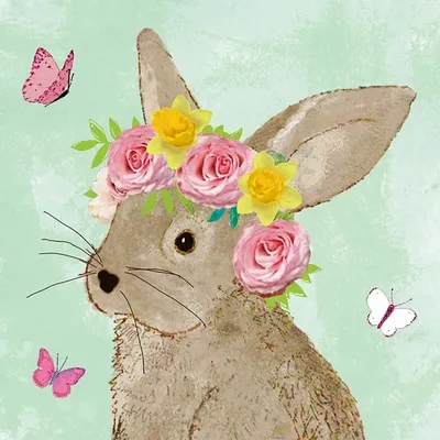 Produktbild von Servietten 'Easter Beauty green'