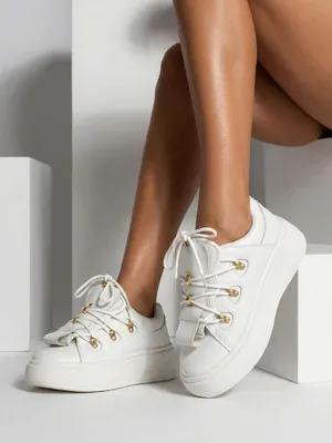 Produktbild von Damen Stoff-Sneakers Domatories Weiß, leichte Freizeitschuhe, Größe 39