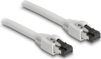 Zdjęcie produktu dla DeLOCK 80560, 2 m, Cat8.1, S/FTP (S-STP), RJ-45, RJ-45, Szary