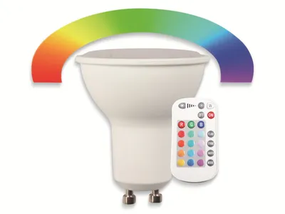Produktbild von BLULAXA LED-SMD-Lampe, R50, RGB, GU10, EEK: G, 5 W, 345 lm, 2700 K