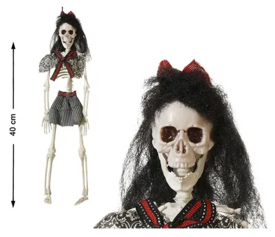 Image de Décoration d'Halloween squelette 40 cm mariée