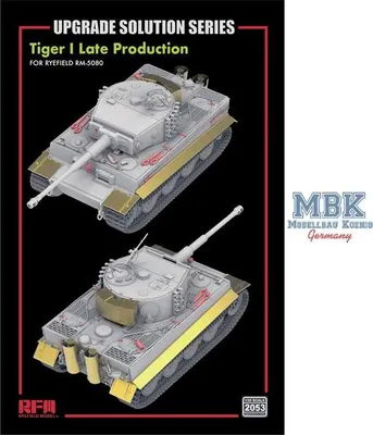 Imagen del producto de Kit de actualización RYE FIELD MODEL RFM2053 para el Tiger I de producción tardía (modelo RFM5080)