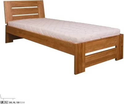 Zdjęcie produktu dla Echtholz Betten Holzbett Doppelbett 100x200 cm Echtholz Bett Polsterbett
