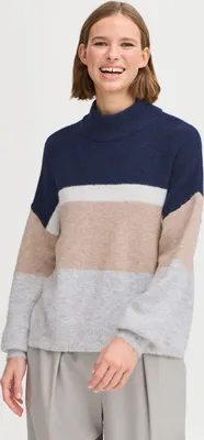 Produktbild von b.young BYOMEA Damen Rollkragenpullover Pullover loose fit