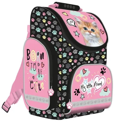 Obrázek produktu pro Školní brašna My Little Friend Pink Cat / Školní brašna Pink Cat