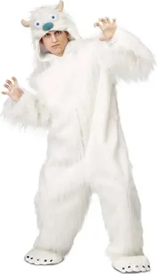 Image de Costume Maman Yéti Blanc M-L Blanc M-L