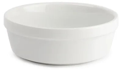 Porzellan-Schüsseln, rund, weiß, 400 ml, 6 Stück, ofenfest