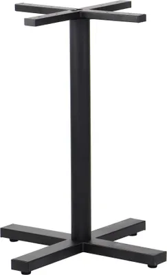 Produktbild von Tischgestell aus Metall SH-3046-1, für Büro, Hotel, Restaurant, Maße 58x58x72,5 cm, Schwarz