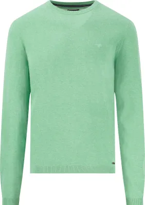 Immagine prodotto di FYNCH-HATTON Collo a O, Air Cotone 722 verde erba XL