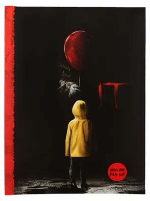 Produktbild von Notizbuch beleuchtet, A5 Format, mit Ballonmotiv, für kreative Notizen