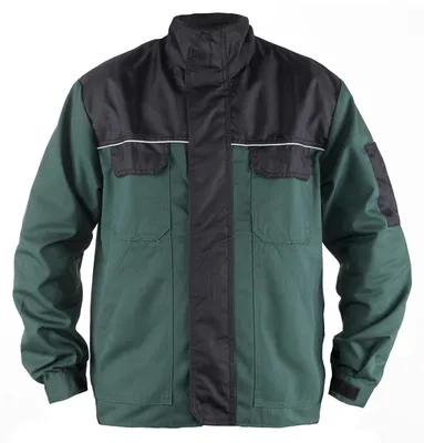 Productafbeelding van TMG herenwerkjas van canvas met Cordura, slijtvast, maat XL, groen