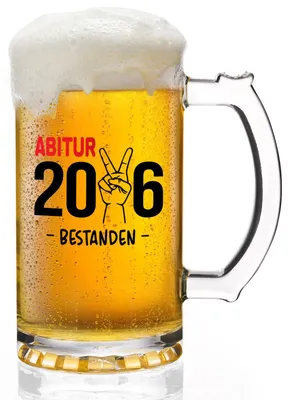 Productafbeelding van Bierglas - Met deksel - Design 2026 - Geschikt voor dranken - 0,5 liter