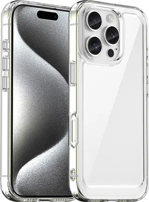 Obrázek produktu pro Pouzdro pro iPhone 16 Pro průhledné, nárazuvzdorné TPU silikonové ochranné pouzdro Průhledný