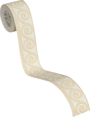 Produktbild von A.S. Création selbstklebende Bordüre Only Borders 9 beige weiß 5,00 m x 0,05 m 259219