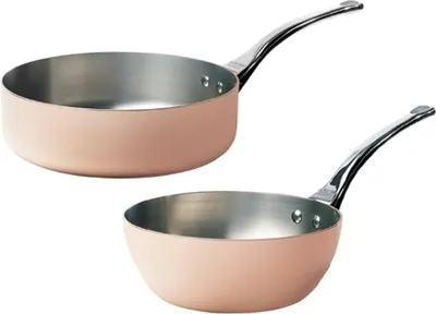Produktbild von De Buyer Prima Matera Sauteuse Kupfer/Edels. 20cm konisch ind.