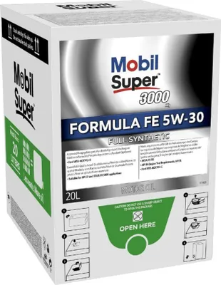 Produktbild von MOBIL Super 3000 X1 Formula FE für 5W-30 20 Liter Motoröl Motorenöl WSS-M2C913-C WSS-M2C913-D Öl