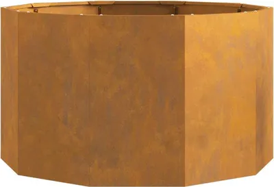Obrázok produktu pre vidaXL Kvetináč Rusty 90 x 90 x 50 cm Oceľ odolná voči poveternostným vplyvom