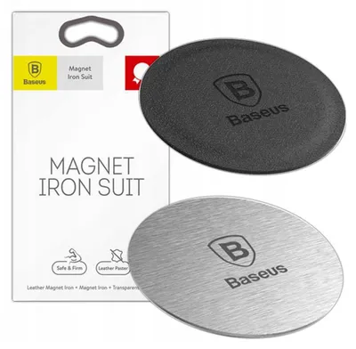 Produktbild von Baseus ACDR-A0S, Schwarz, Silber, Universal, 2 Stück(e)
