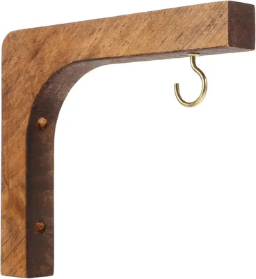 Immagine prodotto di Gancio in legno, stile scandinavo, aspetto naturale, ideale per piante e decorazioni