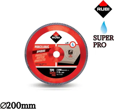 Immagine prodotto di Disco Diamantato Rubi Tpi 200 Superpro
