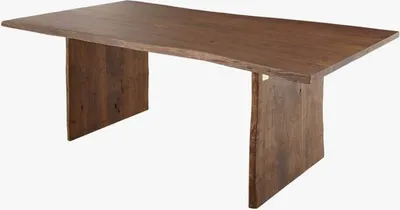 Image de MASSIVMOEBEL24 | Table à manger 200x100 Acacia laqué Brun PURE ACACIA #215