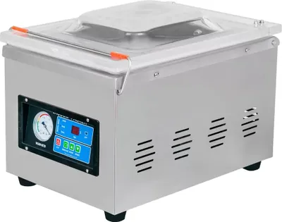 Zdjęcie produktu dla Pakowarka próżniowa 1-komorowa zgrzewarka do żywności Mega-M UC 26/1cm 750W