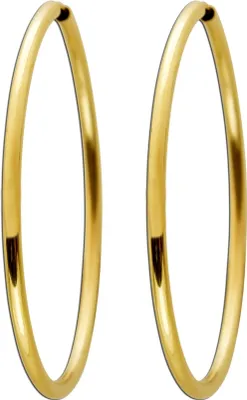 Produktbild von Creolen Hoops Gelbgold 585 14 Karat 40mm flexibel