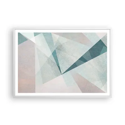 Produktbild von Gerahmtes Poster - Weißer Rahmen - Abstraktion modern - 100x70 cm - Wand Bild - Wanddeko - Wandbilder - Kunstposter - Wandposter - Bilderrahmen - Bilder - Kunstdruck - Wandbild - P2WAA100x70-3947