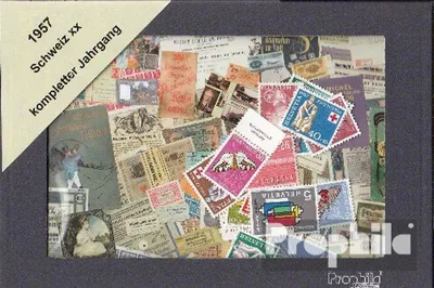Produktbild von Briefmarken Schweiz 1957 1957 postfrisch