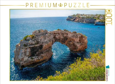 Produktbild von CALVENDO Puzzle Felsenbogen Es Pontas Mallorca | 1000 Teile Lege-Größe 64x48cm Foto-Puzzle für glückliche Stunden