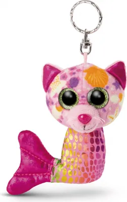 Produktbild von NICI Glubschis Meerjungfrau Katze Aqua-Marie, Schlüsselanhänger, Schlüssel Anhänger, Plüsch, Pink, 11 cm, 46821