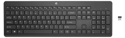 Produktbild von HP 230 Wireless Keyboard Black DE