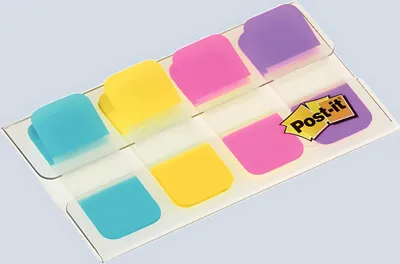 Obrázek produktu pro 3M 676-AYPV - Pink - Violett - Türkis - Gelb - 10 Blätter - 15,8 mm - 38,1 mm