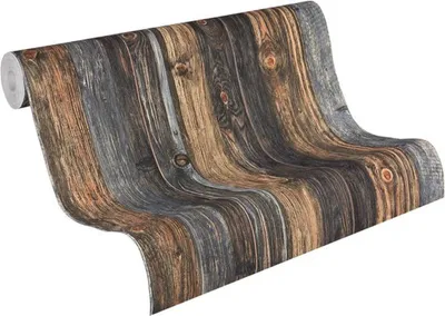 Produktbild von Unyqoos Fotorealistische® Holz-Tapete aus Non-Woven für einen warmen und natürlichen Look