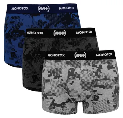 Productafbeelding van Monotox Boxer Brief heren boxershorts in grijs – Elastische tailleband