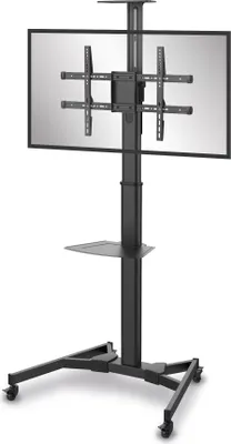 Produktbild von conecto LM-FS02B Professional TV-Ständer Standfuß für Flachbildschirm LCD LED Plasma höhenverstellbar 37-70 Zoll (94-178 cm, bis 50 kg Tragkraft) max. VESA 600x400mm, Stahl, schwarz
