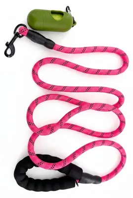 Obrázek produktu pro Vodítko pro psy - Reflexní - 2 m - Růžové