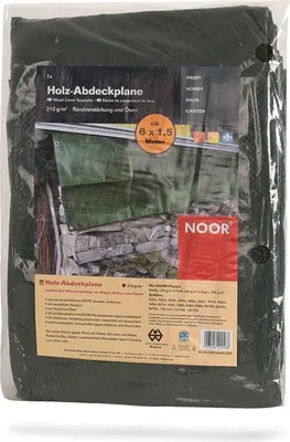 Image de Bâche en bois 210g/m² env. 1,50 x 6 m vert