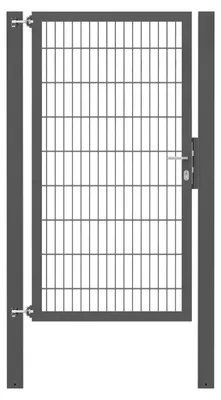 Image de Alberts 635855 Porte individuelle Flexo avec accessoires, anthracite, largeur 100 cm, hauteur 180 cm