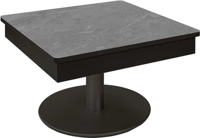 Produktbild von Funktionstisch Cendrine 67x67x45 höhenverstellbar Anthrazit/Marble Grigio 16251