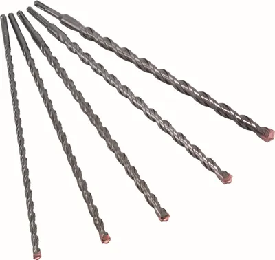 Produktbild von ALPEN HM-Hammerbohrer-Satz SDS-Plus 4-fach Stufenprofil 400/450 mm 5-teilig, 101115575