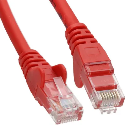 Image de Câble de raccordement UTP Cat 5e, 2m - rouge