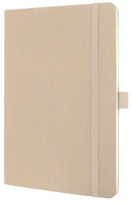 Produktbild von SIGEL CO332 Notizbuch Conceptum, Softcover, ca. A5, kariert, beige, 194 S.