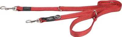 Zdjęcie produktu dla Smycz Rogz Classiculti Hlm06-c, czerwona L