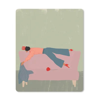 Produktbild von MuchoWow® Mauspad Mousepad Vintage - Frauen - Design 30x40 cm - Mousepads - Maus Mat - Pad - Mausunterlage - Mausmatten