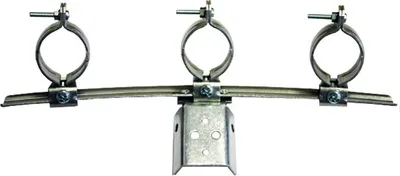 Produktbild von PremiumX Multifeedhalter 3-Fach 40mm Durchmesser Stahl verzinkt 3° schmal